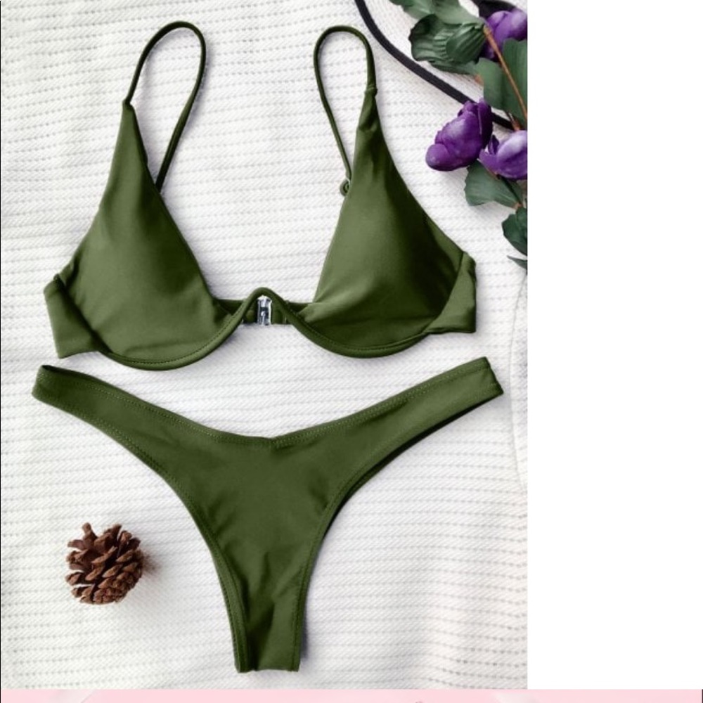 Green bikini